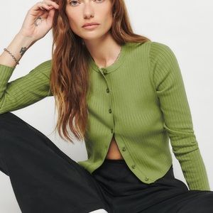 Reformation Joanne Cotton Cardigan